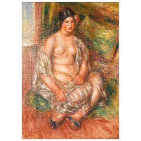 Darstellung des Puzzle Motivs Seated Odalisque (Odalisque assise) (1918) by Pierre-Auguste Renoir - Puzzleteile: 500