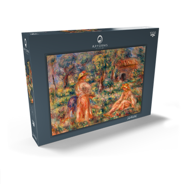 Girls in a Landscape (Jeunes filles dans un paysage) (1918) by Pierre-Auguste Renoir 1000 Puzzle Schachtel Ansicht2