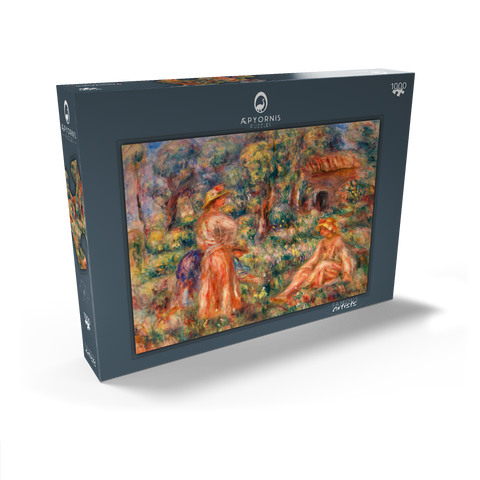 Girls in a Landscape (Jeunes filles dans un paysage) (1918) by Pierre-Auguste Renoir 1000 Puzzle Schachtel Ansicht2
