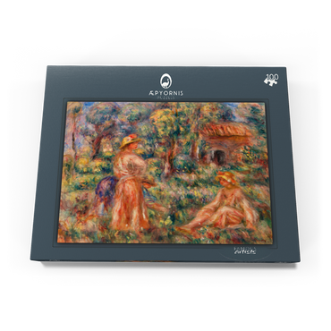 Girls in a Landscape (Jeunes filles dans un paysage) (1918) by Pierre-Auguste Renoir 100 Puzzle Schachtel Ansicht3