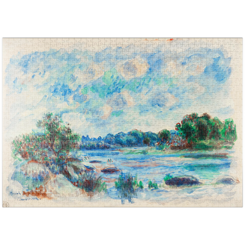 puzzleplate Landscape at Pont–Aven (1892) by Pierre-Auguste Renoir 1000 Puzzle