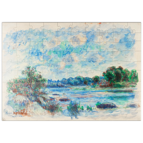 puzzleplate Landscape at Pont–Aven (1892) by Pierre-Auguste Renoir 100 Puzzle