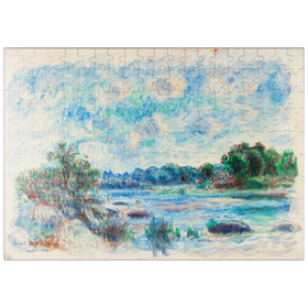 Darstellung des Puzzle Motivs Landscape at Pont-Aven (1892) by Pierre-Auguste Renoir - Puzzleteile: 200