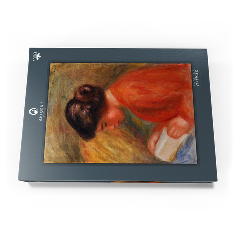 Young Woman Reading (Jeune femme lisant, buste) (1909) by Pierre-Auguste Renoir 1000 Puzzle Schachtel Ansicht3