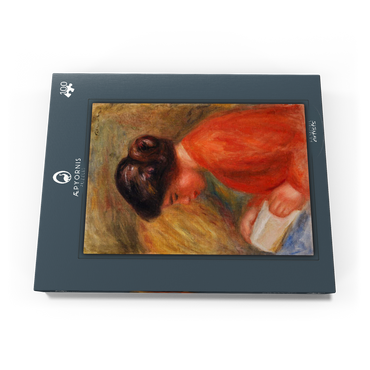 Young Woman Reading (Jeune femme lisant, buste) (1909) by Pierre-Auguste Renoir 100 Puzzle Schachtel Ansicht3