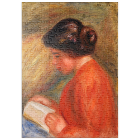 Darstellung des Puzzle-Motivs Young Woman Reading (1909) by Pierre-Auguste Renoir – Puzzleteile: 200