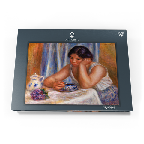 Cup of Chocolate (Femme prenant du chocolat) (1912) by Pierre-Auguste Renoir 1000 Puzzle Schachtel Ansicht3