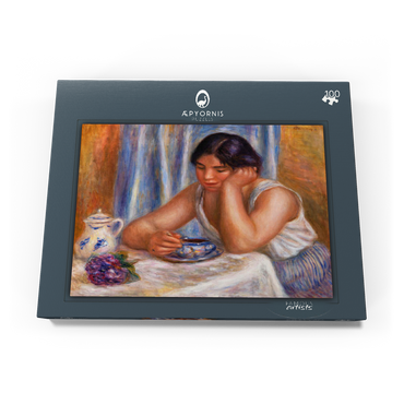 Cup of Chocolate (Femme prenant du chocolat) (1912) by Pierre-Auguste Renoir 100 Puzzle Schachtel Ansicht3