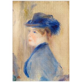 Darstellung des Puzzle-Motivs Bust of a Woman (Buste de femme) (1875) by Pierre-Auguste Renoir – Puzzleteile: 1000