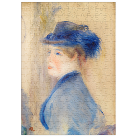 Darstellung des Puzzle-Motivs Bust of a Woman (Buste de femme) (1875) by Pierre-Auguste Renoir – Puzzleteile: 200