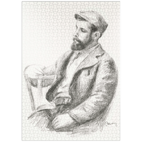 Darstellung des Puzzle-Motivs Portrait of Louis Valtat (1904) by Pierre-Auguste Renoir – Puzzleteile: 1000