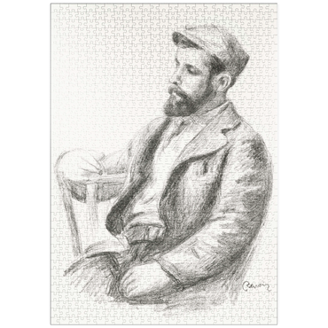 puzzleplate Portrait of Louis Valtat (1904) by Pierre-Auguste Renoir 1000 Puzzle