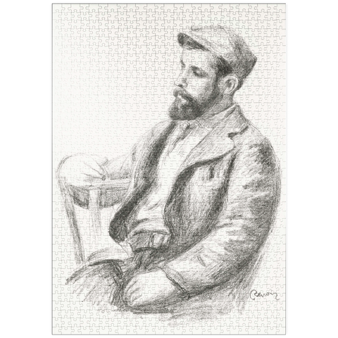 puzzleplate Portrait of Louis Valtat (1904) by Pierre-Auguste Renoir 1000 Puzzle
