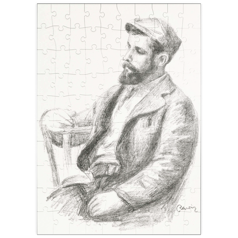 puzzleplate Portrait of Louis Valtat (1904) by Pierre-Auguste Renoir 100 Puzzle
