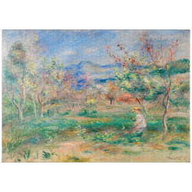 Darstellung des Puzzle-Motivs Landscape (Paysage) (1900-1905) by Pierre-Auguste Renoir – Puzzleteile: 1000