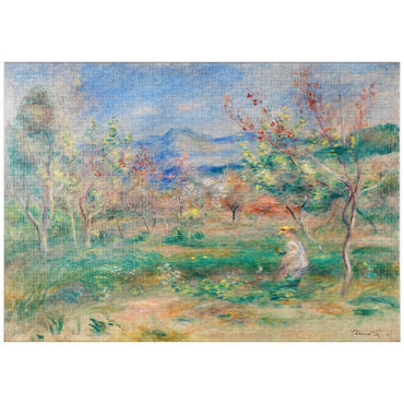 puzzleplate Landscape (Paysage) (1900–1905) by Pierre-Auguste Renoir 1000 Puzzle