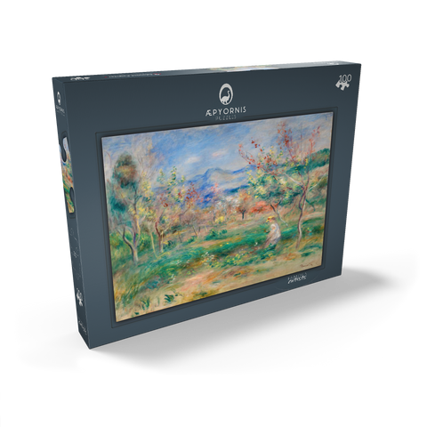 Landscape (Paysage) (1900–1905) by Pierre-Auguste Renoir 100 Puzzle Schachtel Ansicht2