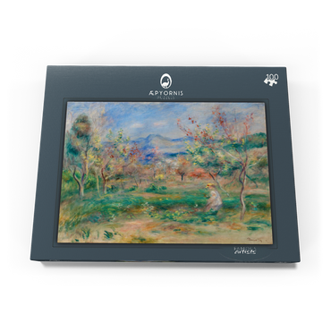 Landscape (Paysage) (1900–1905) by Pierre-Auguste Renoir 100 Puzzle Schachtel Ansicht3