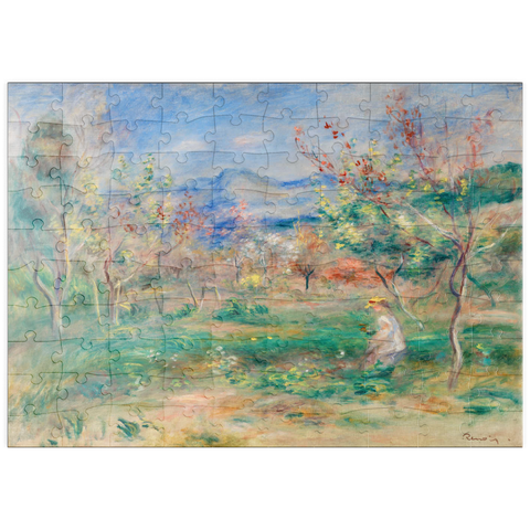 puzzleplate Landscape (Paysage) (1900–1905) by Pierre-Auguste Renoir 100 Puzzle
