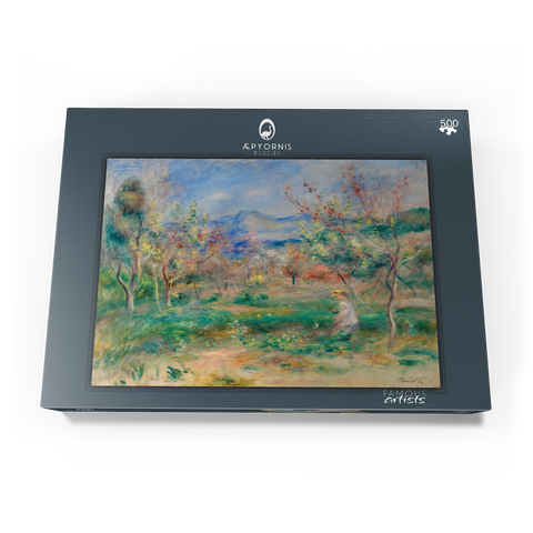 Landscape (Paysage) (1900–1905) by Pierre-Auguste Renoir 500 Puzzle Schachtel Ansicht3