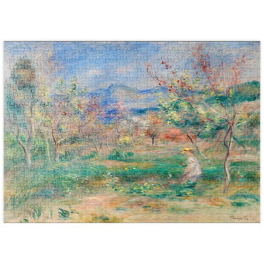 puzzleplate Landscape (Paysage) (1900–1905) by Pierre-Auguste Renoir 500 Puzzle