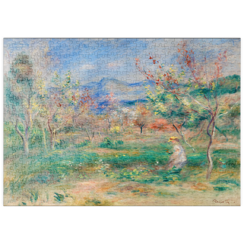 puzzleplate Landscape (Paysage) (1900–1905) by Pierre-Auguste Renoir 500 Puzzle