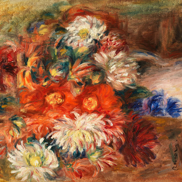 Bouquet (1919) by Pierre-Auguste Renoir 200 Puzzle 3D Modell