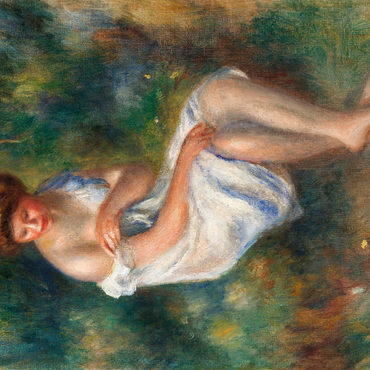 The Bather (1900) by Pierre-Auguste Renoir 1000 Puzzle 3D Modell
