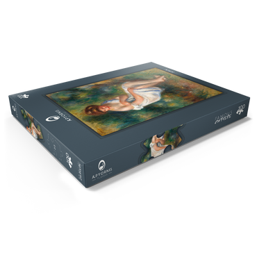 The Bather (1900) by Pierre-Auguste Renoir 100 Puzzle Schachtel Ansicht1