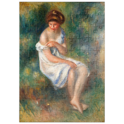 puzzleplate The Bather (1900) by Pierre-Auguste Renoir 100 Puzzle