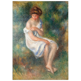 Darstellung des Puzzle-Motivs The Bather (1900) by Pierre-Auguste Renoir – Puzzleteile: 200