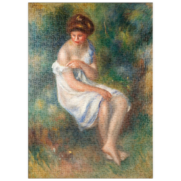 puzzleplate The Bather (1900) by Pierre-Auguste Renoir 500 Puzzle