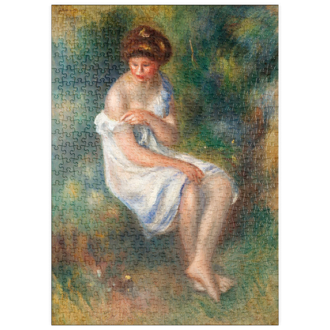 puzzleplate The Bather (1900) by Pierre-Auguste Renoir 500 Puzzle