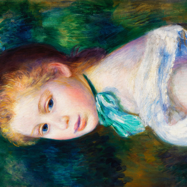 Head of Young Girl (Tête de jeune fille) (1885) by Pierre-Auguste Renoir 1000 Puzzle 3D Modell