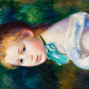 Head of Young Girl (Tête de jeune fille) (1885) by Pierre-Auguste Renoir 500 Puzzle 3D Modell