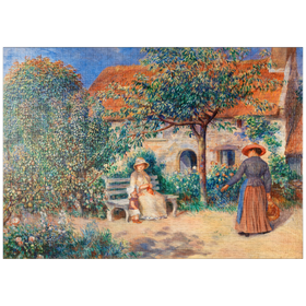 Darstellung des Puzzle-Motivs In Brittany (En Bretagne) (1886) by Pierre-Auguste Renoir – Puzzleteile: 1000