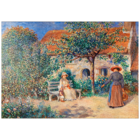 puzzleplate In Brittany (En Bretagne) (1886) by Pierre-Auguste Renoir 1000 Puzzle