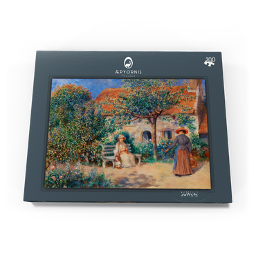 In Brittany (En Bretagne) (1886) by Pierre-Auguste Renoir 100 Puzzle Schachtel Ansicht3