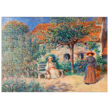 puzzleplate In Brittany (En Bretagne) (1886) by Pierre-Auguste Renoir 100 Puzzle