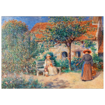 puzzleplate In Brittany (En Bretagne) (1886) by Pierre-Auguste Renoir 500 Puzzle