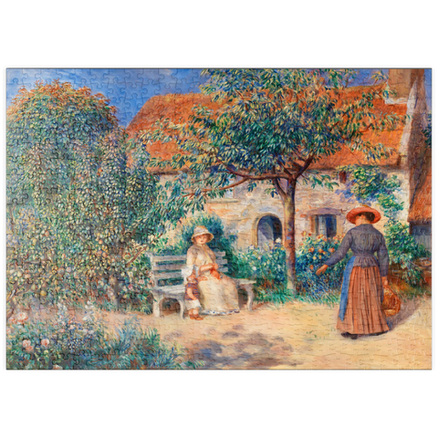 puzzleplate In Brittany (En Bretagne) (1886) by Pierre-Auguste Renoir 500 Puzzle