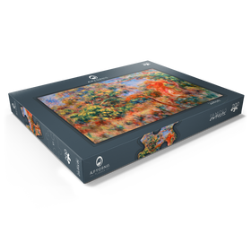 Alternative Darstellung des Puzzle-Motivs Woman in Red in a Landscape (1917) by Pierre-Auguste Renoir – Puzzleteile: 200