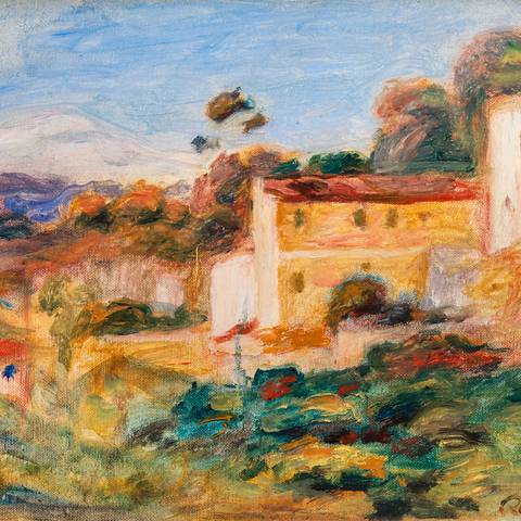 Landscape (Paysage) (1911) by Pierre-Auguste Renoir 1000 Puzzle 3D Modell