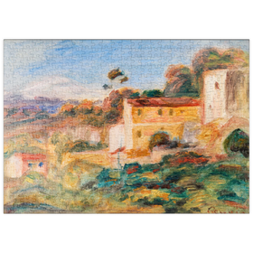 Darstellung des Puzzle Motivs Landscape (Paysage) (1911) by Pierre-Auguste Renoir - Puzzleteile: 500