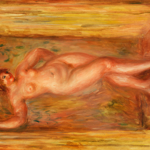 Nude with Castanets (1918) by Pierre-Auguste Renoir 1000 Puzzle 3D Modell