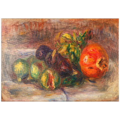 puzzleplate Pomegranate and Figs (Grenade et figues) (1917) by Pierre-Auguste Renoir 1000 Puzzle