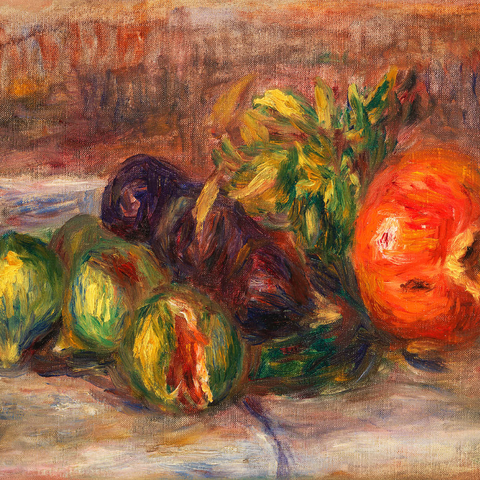 Pomegranate and Figs (Grenade et figues) (1917) by Pierre-Auguste Renoir 1000 Puzzle 3D Modell