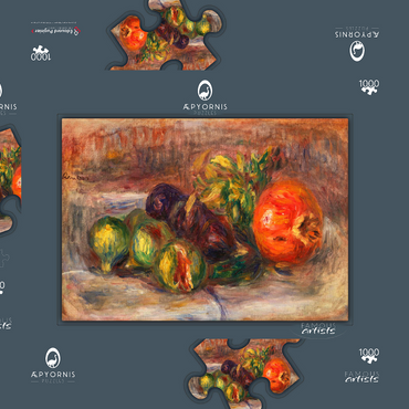Pomegranate and Figs (Grenade et figues) (1917) by Pierre-Auguste Renoir 1000 Puzzle Schachtel 3D Modell