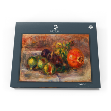 Pomegranate and Figs (Grenade et figues) (1917) by Pierre-Auguste Renoir 100 Puzzle Schachtel Ansicht3
