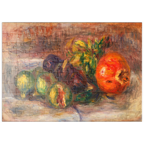 puzzleplate Pomegranate and Figs (Grenade et figues) (1917) by Pierre-Auguste Renoir 100 Puzzle